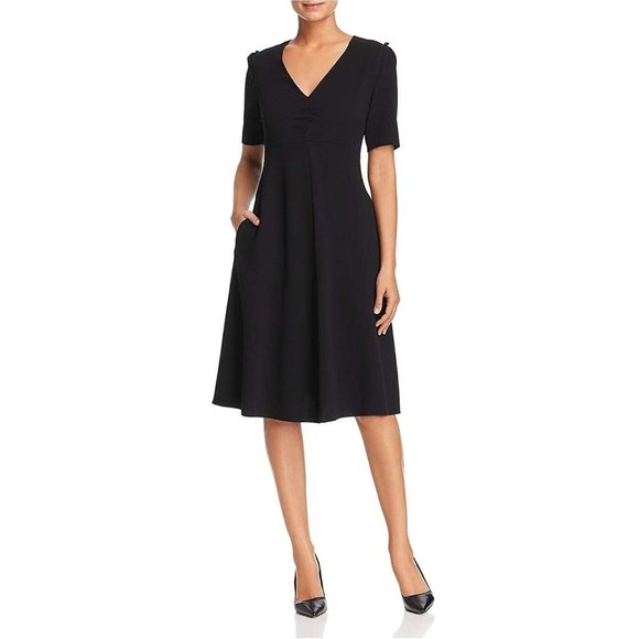 🎁 Weekend Max Mara Benda Puff-Sleeve A-Line Dress